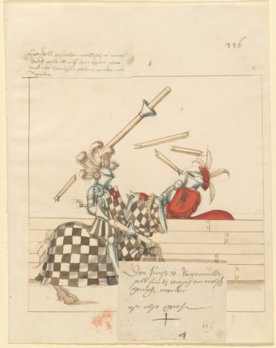 Joute italienne de paix - German 16th Century