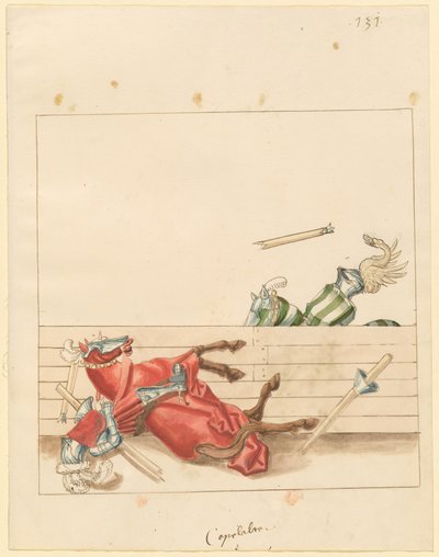 Joute italienne de paix - German 16th Century