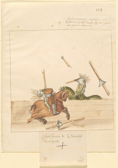 Joute de paix italienne - German 16th Century