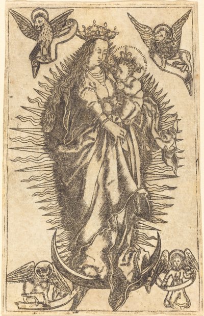 Madone et enfant - German 16th Century