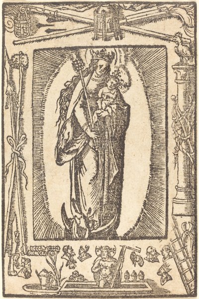 Madone et Enfant - German 16th Century