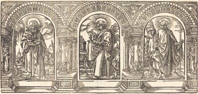 Christ et ses disciples III - German 16th Century after Martin Schongauer