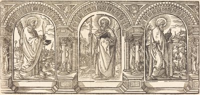 Christ et ses disciples I - German 16th Century after Martin Schongauer