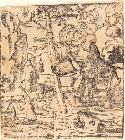 Saint Christophe - German 16th or 19th Century