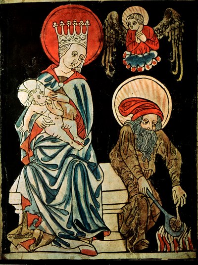 Repos pendant la fuite en Égypte, vers 1410 - German Master