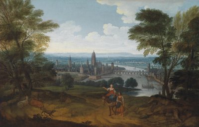 Vue de Francfort-sur-le-Main depuis l
