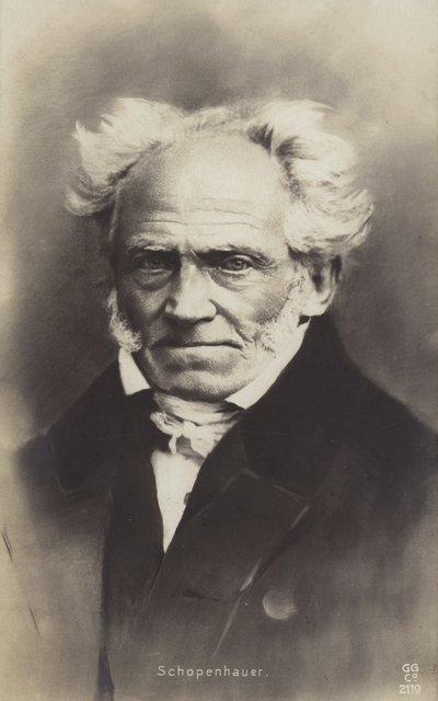 Arthur Schopenhauer (1788-1860), philosophe allemand (photo n/b) - German Photographer
