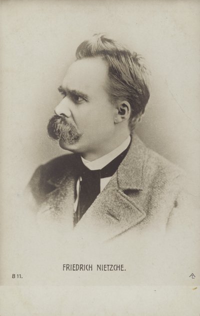 Friedrich Nietzche (1844-1900), philosophe et écrivain allemand (photo n/b) - German Photographer