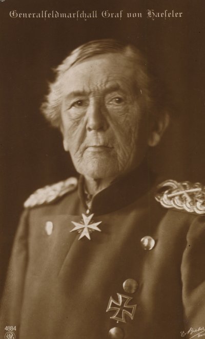 Generalfeldmarschall Graf von Haeseler (b/w photo) - German Photographer