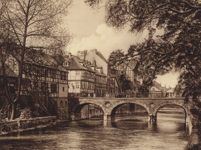 Pont de Marstall, Hanovre (photo n/b) - German Photographer