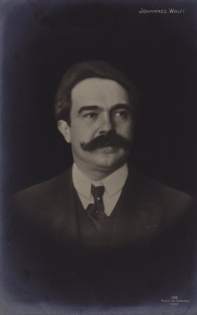 Portrait de Johannes Wolff (photo n/b) - German Photographer