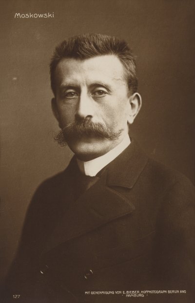 Portrait de Moritz Moszkowski (photo n/b) - German Photographer