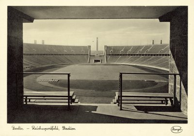 Le stade olympique, Reichssportfeld, Berlin (photo n/b) - German Photographer