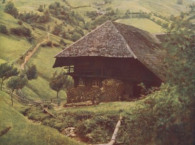 Ferme traditionnelle de la Forêt-Noire, Allemagne (photo couleur) - German Photographer