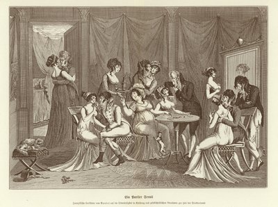 Sérail parisien (litho) - German School