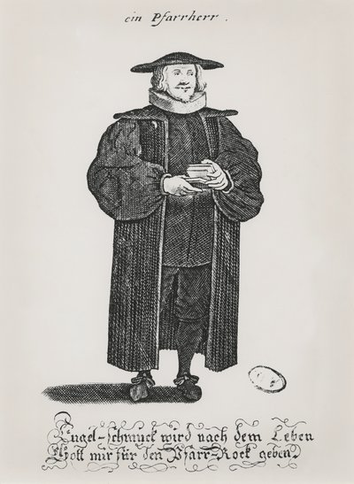 Un pasteur protestant à la fin du XVIIe siècle - German School