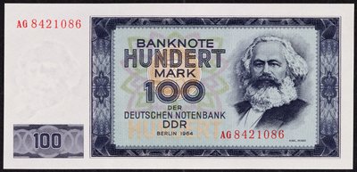 Billet de cent marks, 1964 - German School
