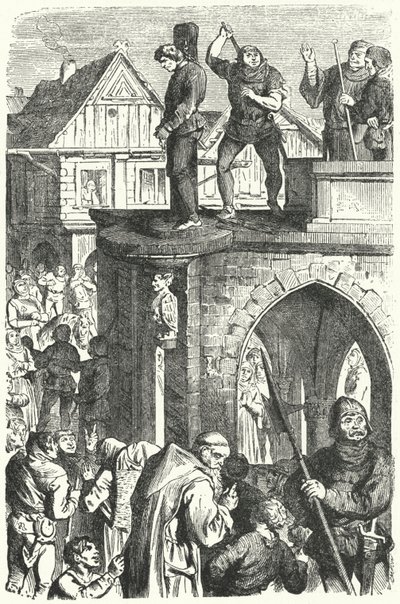 Une flagellation publique en Allemagne sous le règne de l