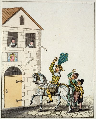 Une ronde sur la place principale de la ville, des coutumes et pratiques de jeux et chansons de la vieille Nuremberg, réédité en 1831 - German School