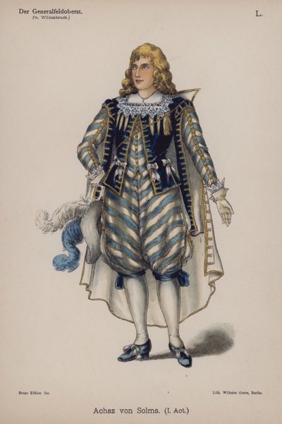 Achaz von Solms, de Der Generalfeldoberst par Ernst von Wildenbruch - German School