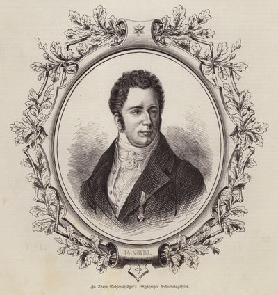 Adam Oehlenschläger, poète et dramaturge danois - German School