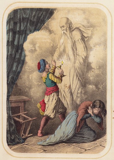 Aladdin, une scène des Mille et Une Nuits - German School
