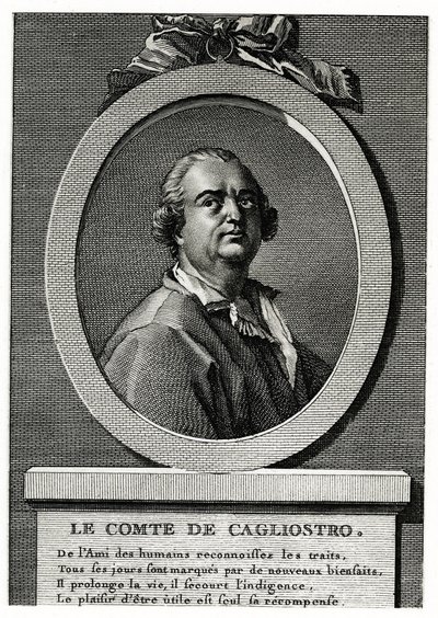 Alexandre Comte de Cagliostro - German School