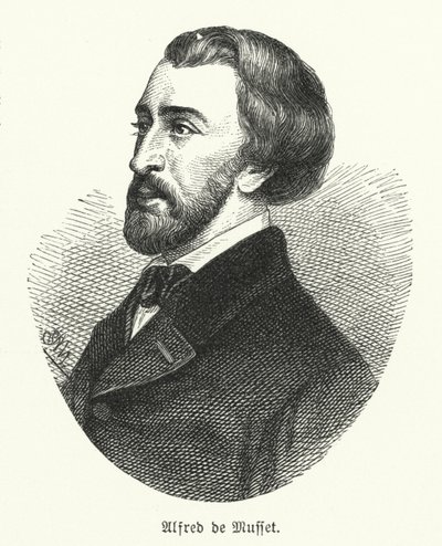 Alfred de Musset, dramaturge, poète et romancier français - German School