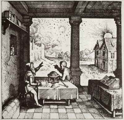 Un astrologue dressant un horoscope, copie d
