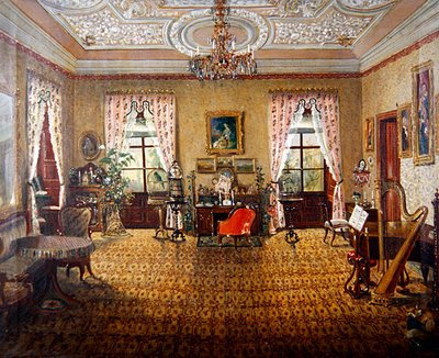 Un intérieur du Schloss Tambach - German School