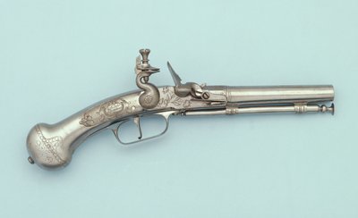 Pistolet à silex tout en acier, Jan Cloeter à Grevenbroich, vers 1660 - German School