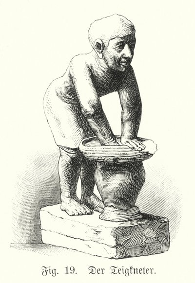 Figure égyptienne antique d
