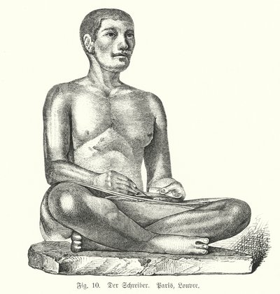 Figure égyptienne antique d