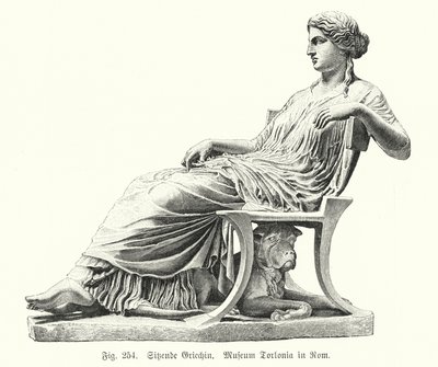 Statue grecque antique d