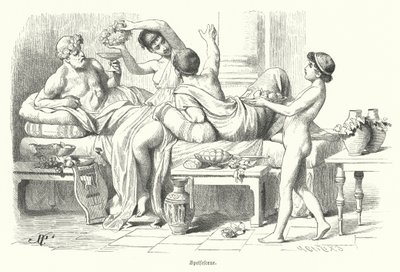 Festin des Grecs antiques - German School
