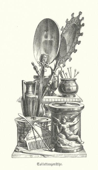 Outils romains antiques pour appliquer des cosmétiques - German School