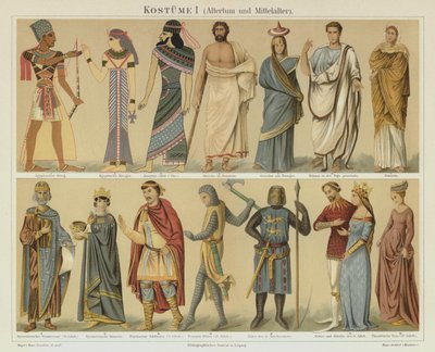 Costumes anciens et médiévaux - German School