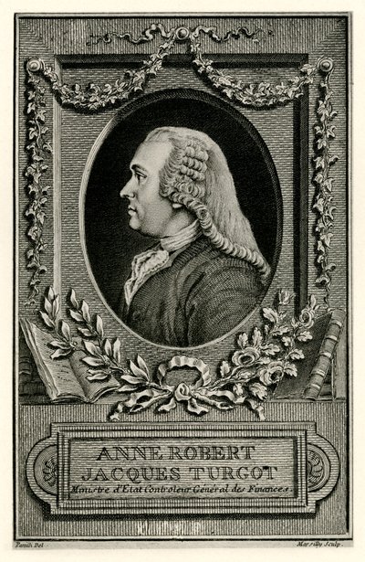 Anne Robert Jacques Turgot - German School