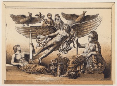 Apothéose (lithographie couleur) - German School