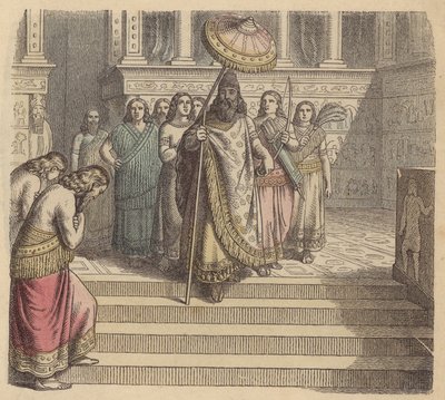 Roi assyrien et son entourage - German School