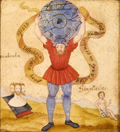 Atlas, vers 1605 - German School