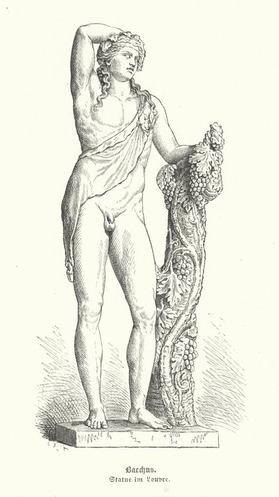 Bacchus, dieu romain du vin - German School