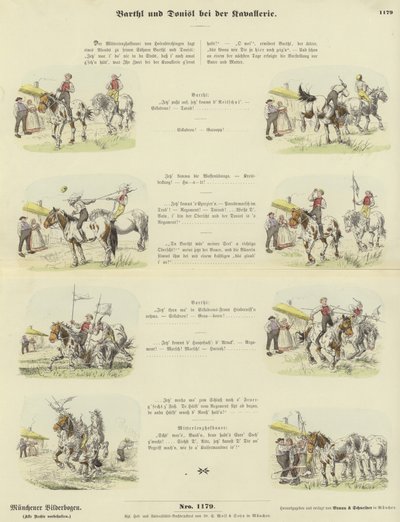 Barthl et Donisl dans la cavalerie - German School