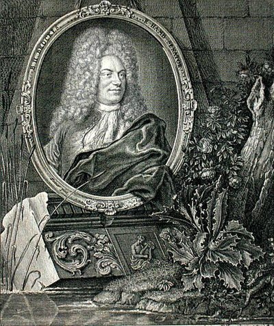 Barthold Heinrich Brockes (1680-1747) gravé par Wolffgang - German School