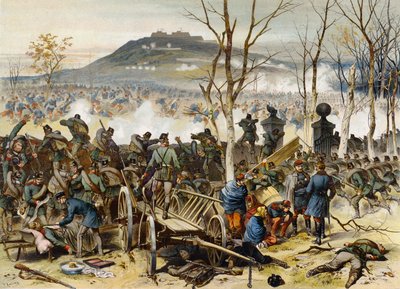 Bataille de Mont Valérien, guerre franco-prussienne, 19 janvier 1871 - German School