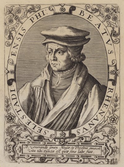 Beatus Rhenanus, humaniste, érudit et réformateur religieux allemand - German School