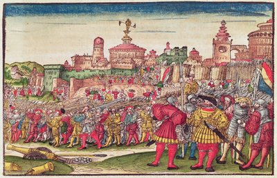 Apocalypse, chapitre XXV, de la Bible de Luther, vers 1530 - German School