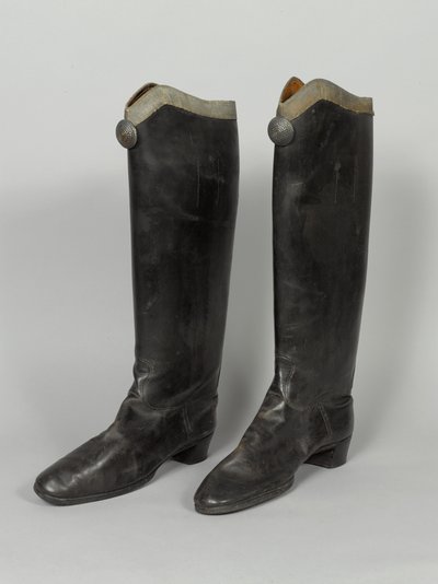 Bottes, 3e Hussards de von Zieten, portées par SAR Le Duc de Connaught, avant 1914 - German School