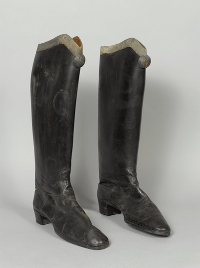 Bottes, 3e Hussards de Zieten, portées par HRH Le Duc de Connaught, avant 1914 - German School