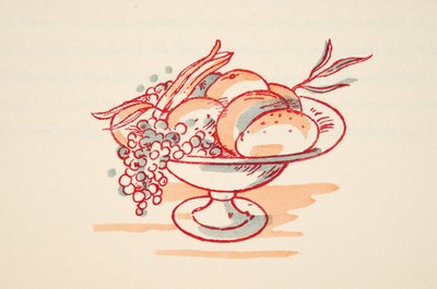 Bol de fruits, de Styl, pub.1922 - German School